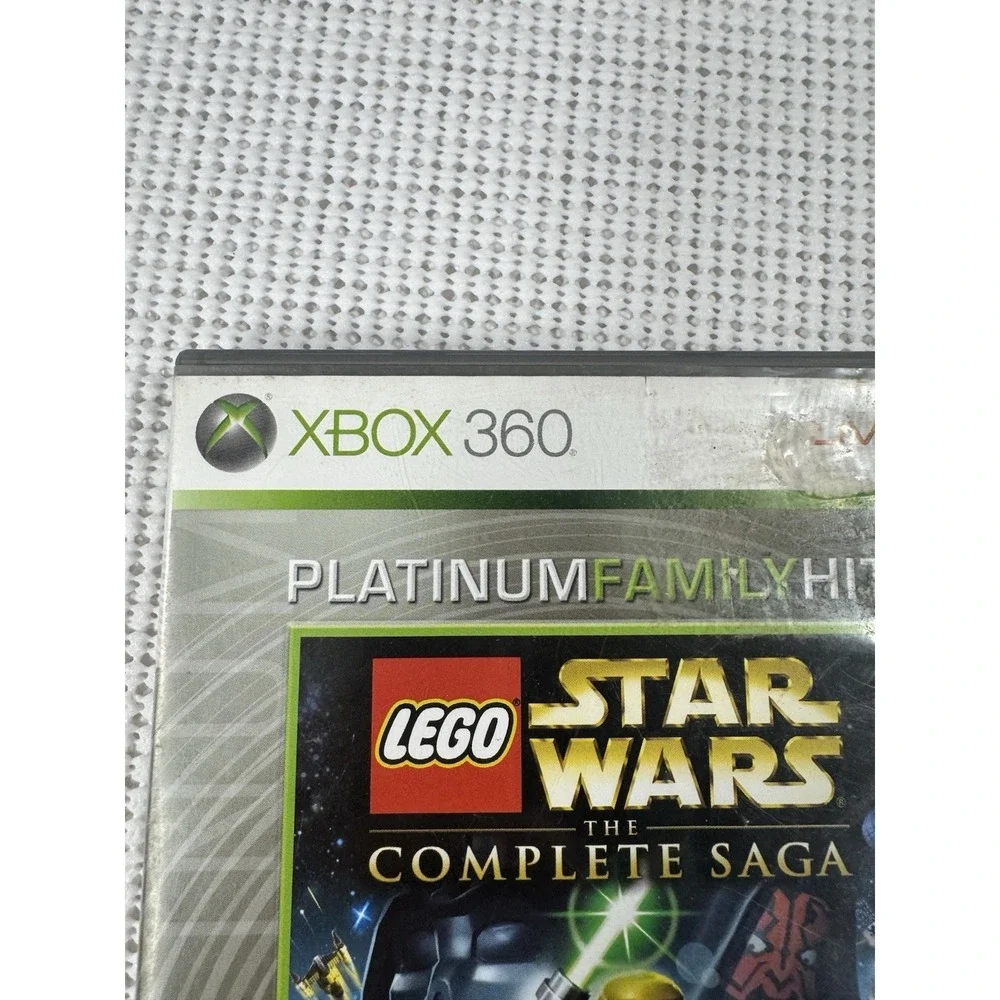 LEGO Star Wars Complete Saga Xbox 360 Platinum Hits Untested (B-2)